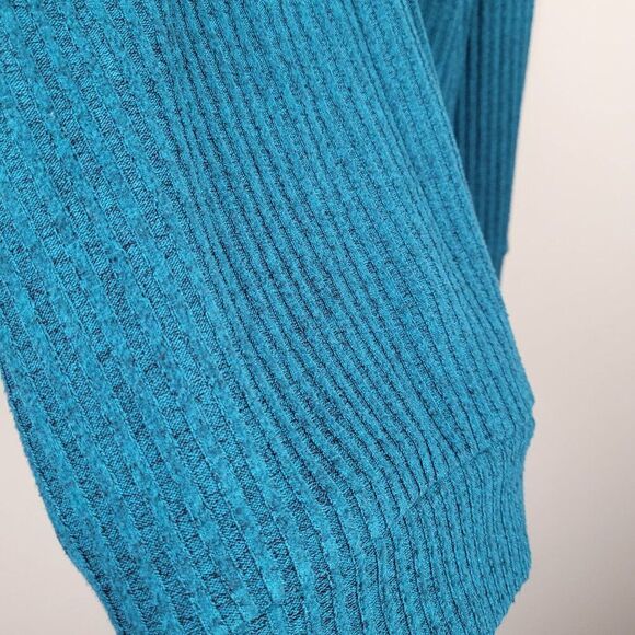 Torrid Relaxed Fit Super Soft Plush Rib Quarter Zip Sweatshirt Green Size 3X - Picture 11 of 14